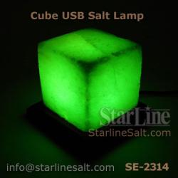 USB Cube Salt Lamp